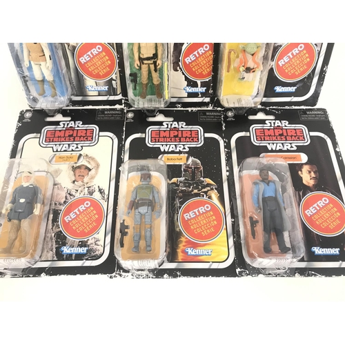 7 - A Complete Set of Star Wars Retro Collection. Wave 2.