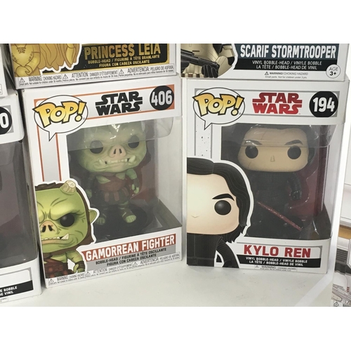 70 - A collection of funko pop Star Wars figures