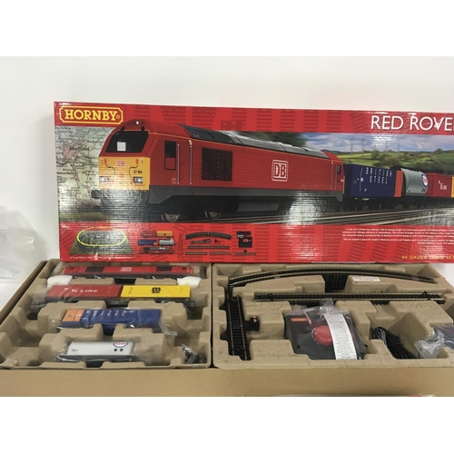 73 - A new and boxed Hornby Red Rover train set R1281 00 gauge.