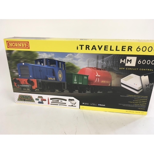 75 - New and boxed Hornby iTraveller 6000. 00 gauge train set. R1271