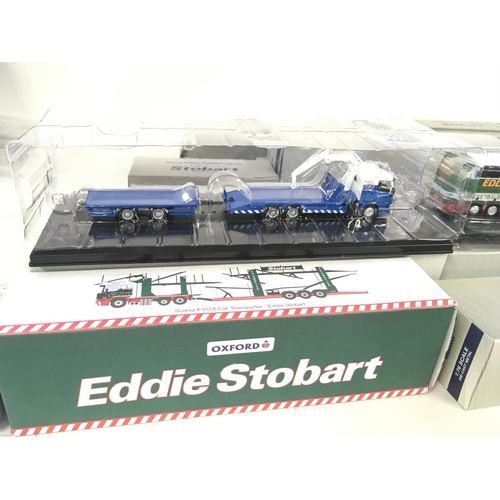 95 - A collection of 29 boxed Eddie Stobart model vehicles by Atlas and Oxford (2)