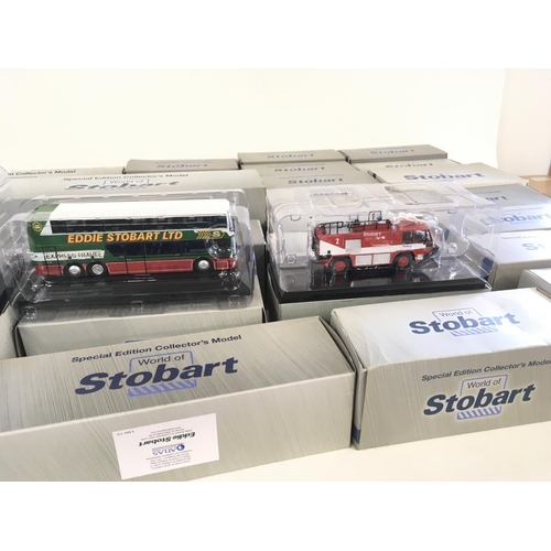 95 - A collection of 29 boxed Eddie Stobart model vehicles by Atlas and Oxford (2)