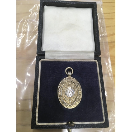 12 - 1966 English League v Scottish League Football Medal: Issued to West Broms John Kaye for playing for... 