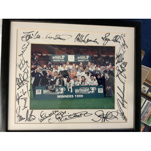 133 - Tottenham Big Match Signed Framed Displays: Just about everything covered in these nice displays of ... 