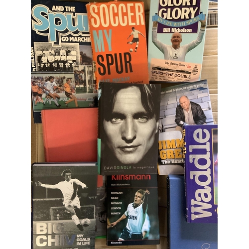 134 - Tottenham Football Book Collection: Includes undedicated signed books of Bill Nicholson and Jimmy Gr... 