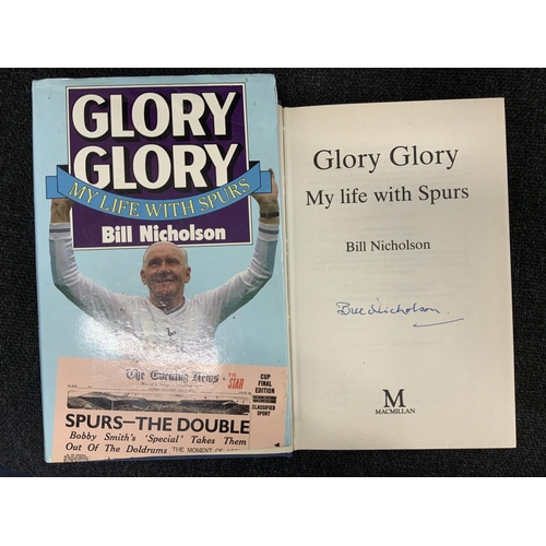 134 - Tottenham Football Book Collection: Includes undedicated signed books of Bill Nicholson and Jimmy Gr... 