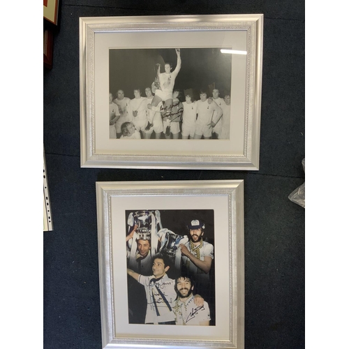 135 - Tottenham Signed Framed Football Prints: Ltd edition print of Dyson Jones and Smith, Ardiles and Vil... 