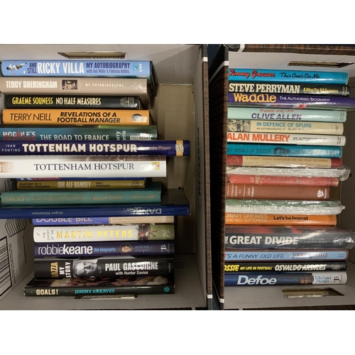 137 - Tottenham Comprehensive Football Book Collection: An absolute must view from a private collection co... 