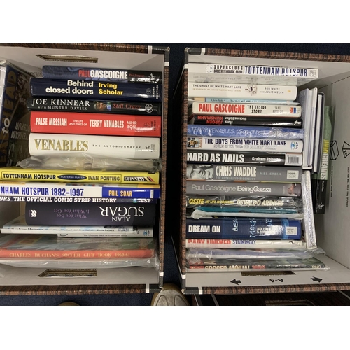 137 - Tottenham Comprehensive Football Book Collection: An absolute must view from a private collection co... 