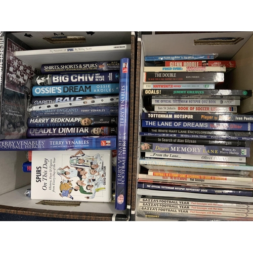 137 - Tottenham Comprehensive Football Book Collection: An absolute must view from a private collection co... 