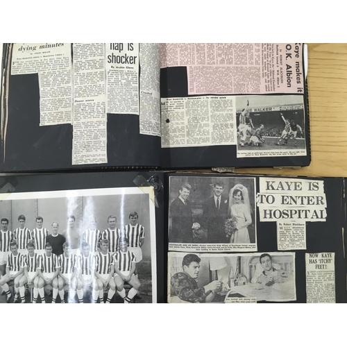 14 - John Kaye West Brom Personal Football Scrapbooks: Superb history of the great player in his own scra... 