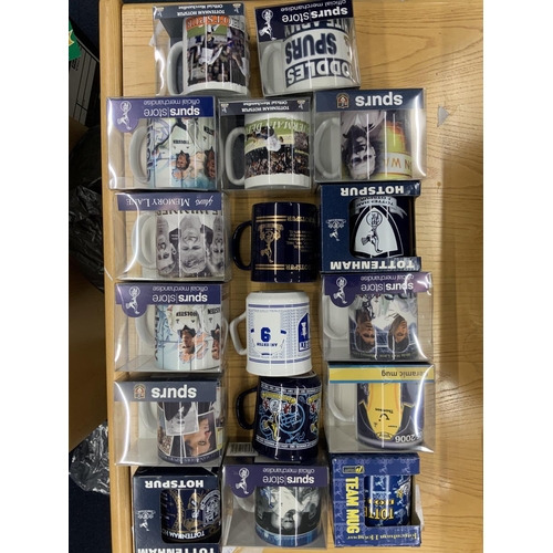 144 - Tottenham Football Memorabilia Boxes: Worth a look with an old Tottenham lampshade and lamp, silk sc... 