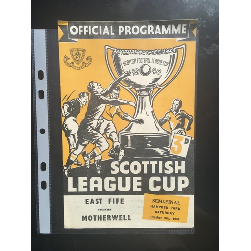 192 - Scottish Big Match Football Programmes: From the 60s onwards to include semi finals and finals from ... 