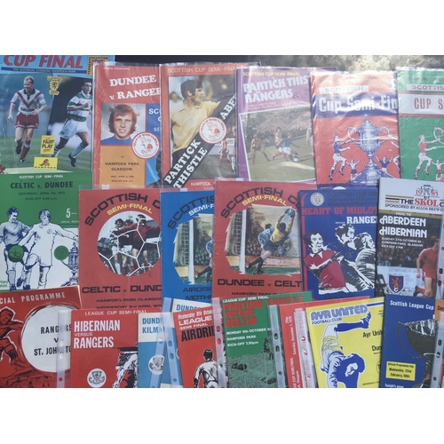 192 - Scottish Big Match Football Programmes: From the 60s onwards to include semi finals and finals from ... 