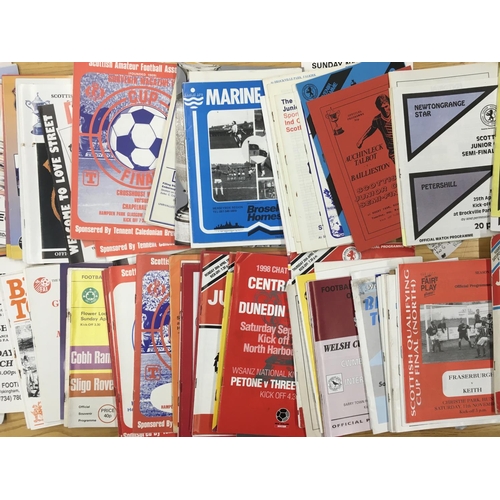 224 - Scottish Welsh + Irish Cup Final Football Programmes: These look like non league clubs and include c... 