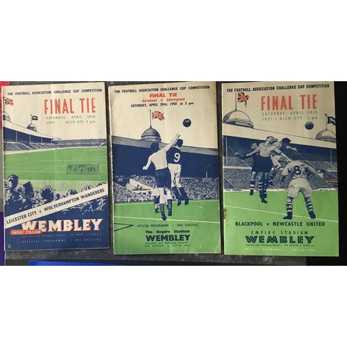 69 - Complete Post War FA Cup Final Programme Collection: From 1946 to 2010 in very good condition. C/W a... 