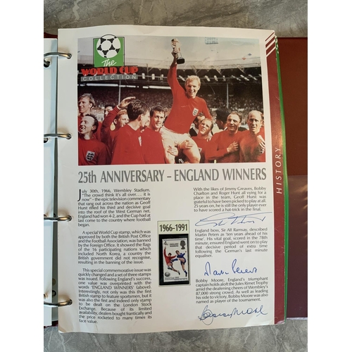 72 - England 1966 World Cup Football Autographs: From the genuine World Cup Collection in original folder... 