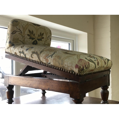 1272 - A Victorian Gout Stool, 50cm long. NO RESERVE