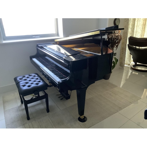 1292 - K.Kawai, 200l Black lacquered GL30 Aria model grand piano, AR2 serial number 2750346. 150CM X 166CM ... 