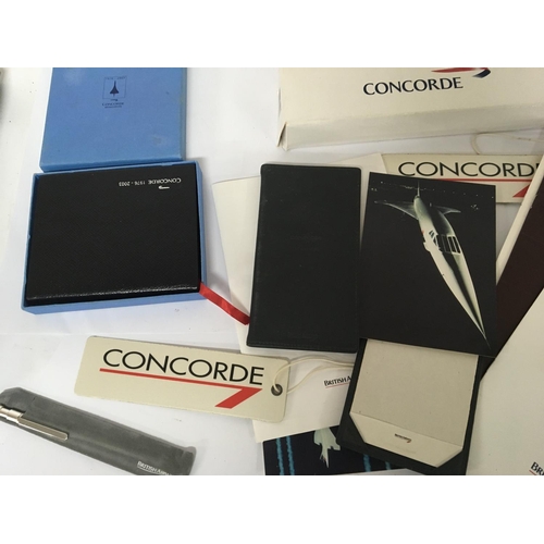 722 - A collection of Concorde memorabilia. NO RESERVE