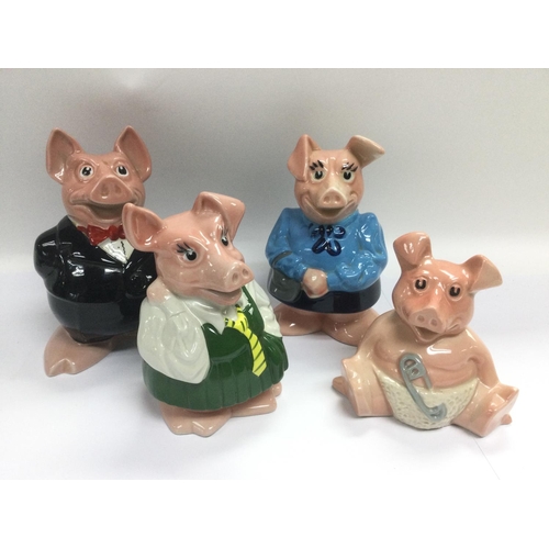 949 - Four Wade Natwest pigs. Shipping category D. NO RESERVE