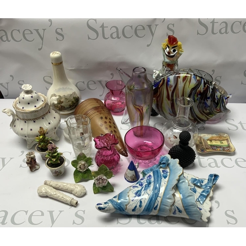 954 - A minced selection of glassware and ceramics and porcelain. (D) NO RESERVE