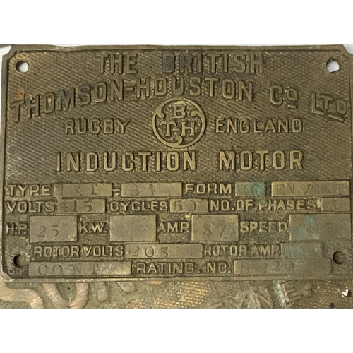 1824 - A good collection of brass and bronze Engine plaques. (D)