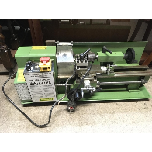 1950 - A warco single phase mini lathe.
Postage D