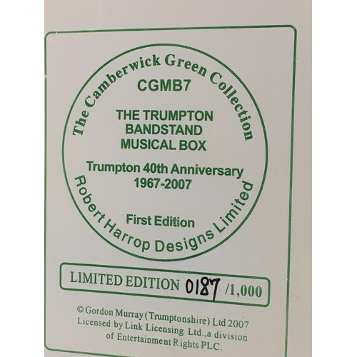 1099 - A Boxed Camberwick Green Collection Trumpton Bandstand musical box, 40th anniversary piece limited e... 