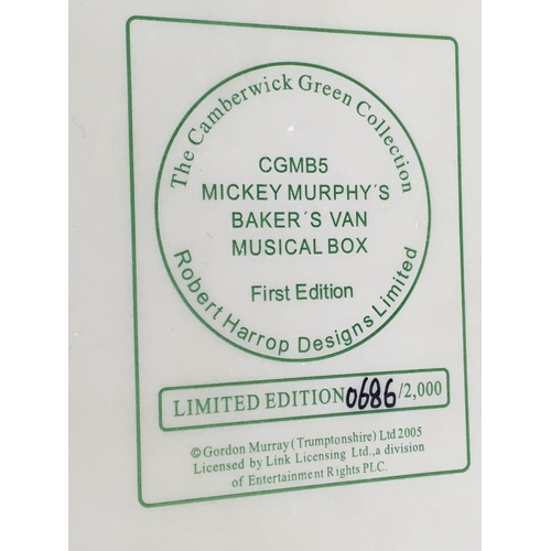 1107 - A boxed Camberwick Green Mickey Murphys Bakers Van musical box, no obvious damage or restoration, se... 