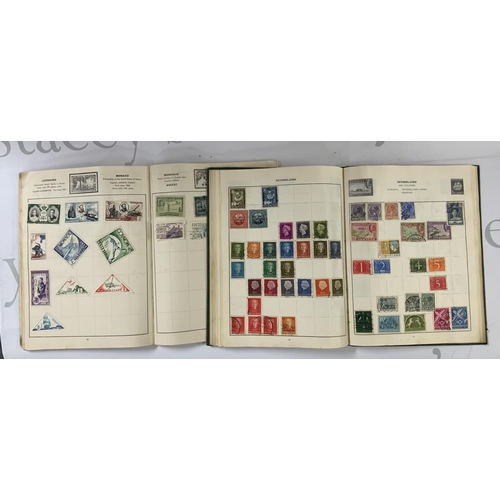 1849 - A collection of vintage stamp albums and loose stamps.