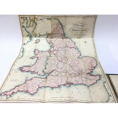 1857 - A map from 1841 showing the railways throughout England Wales and the capital of Scotland.