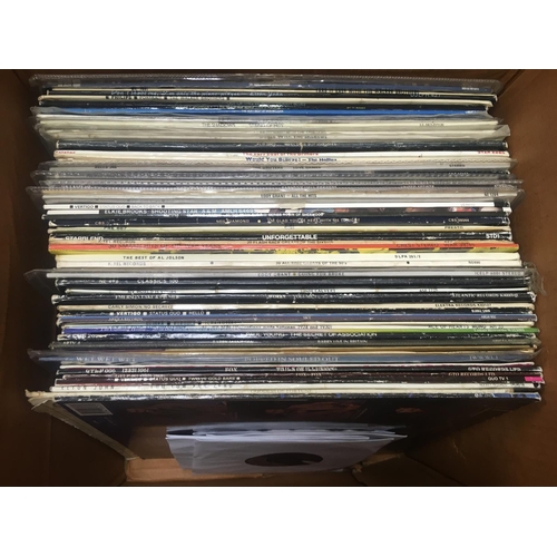 2104 - A box of LPs, 12