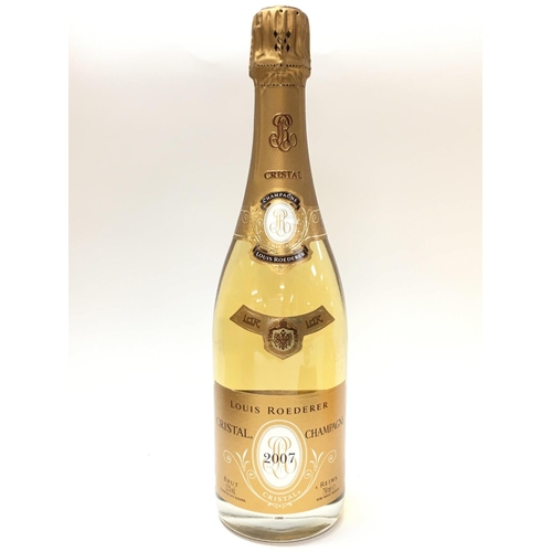 806 - A boxed Louis Roederer Cristal 2007 bottle of champagne