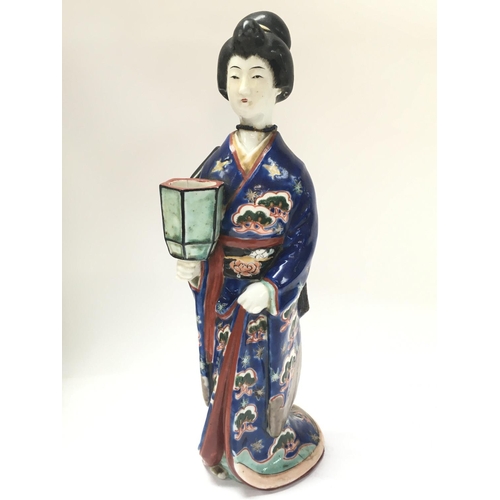 914 - A late 19th Japanese figure, 27cm tall. This lot cannot be posted. NO RESERVE