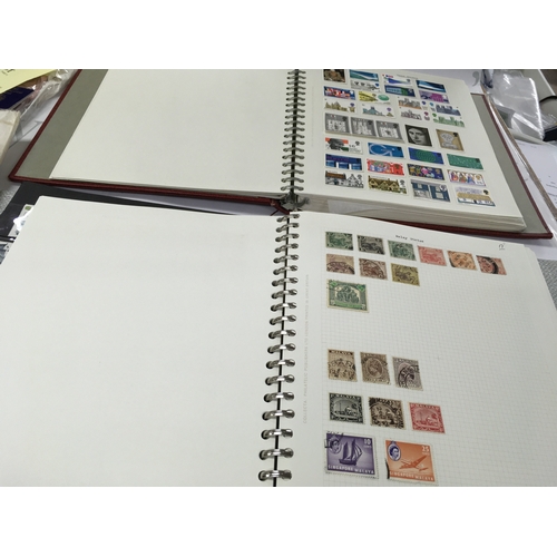 105 - A large collection of assorted world stamps including a number of UK stamps.