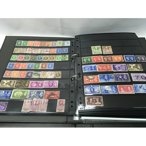 115 - A collection of stamps including vintage and modern stamps.