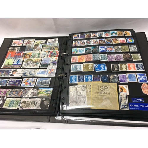 115 - A collection of stamps including vintage and modern stamps.