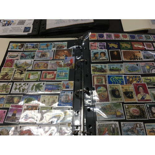 117 - A collection of world stamps and prints.