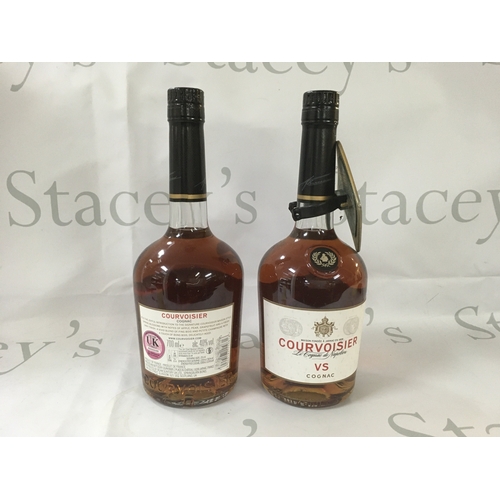 166 - 2 Courvoisier VS Cognac drinks, 700 ml per drink. Product of France. Signature Courvoisier Masson St... 