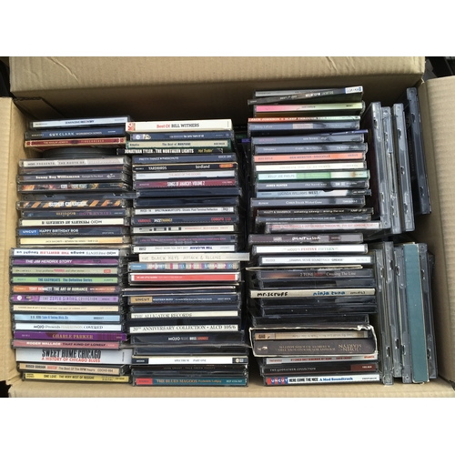 205 - Two boxes of CDs by various artists including Oasis, John Grant, Goldfraap, John Martyn and many mor... 