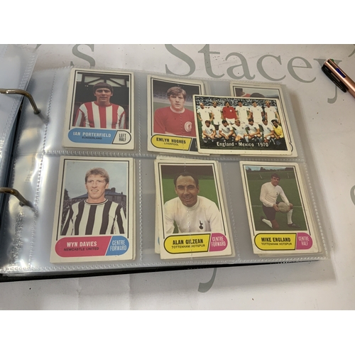 245 - A&BC a large amount of football cards from each premier league team including descriptions on the ba... 