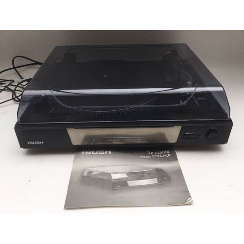 273 - A Bush CTT6-PCR USB turntable with manual and blank CDs.