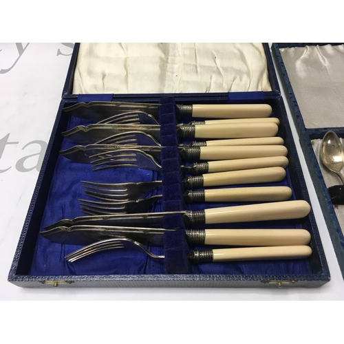 304 - Assorted collection of silver plate items including cutlery etc.