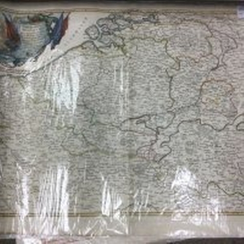 341 - A collection of antique map engravings.