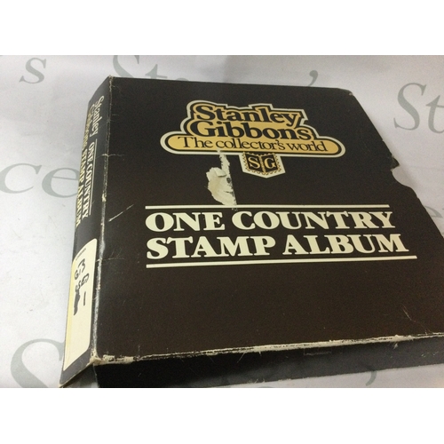 351 - A collection of stamp albums made by Stanley Gibbon including the One Country Stamp Album, Cover Alb... 