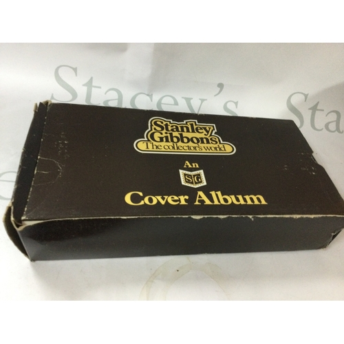 351 - A collection of stamp albums made by Stanley Gibbon including the One Country Stamp Album, Cover Alb... 