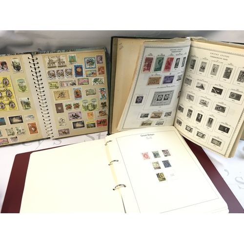 419 - A large collection of World Stamp albums containing unused and used stamps from Germany, Bulgaria, C... 