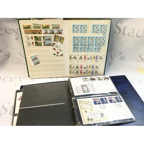 419 - A large collection of World Stamp albums containing unused and used stamps from Germany, Bulgaria, C... 