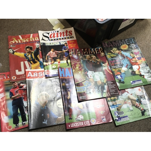 449 - A Collection of Arsenal and West Ham football programmes, postage cat C. NO RESERVE